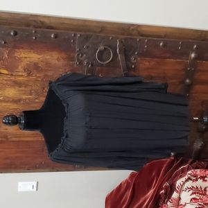 Off Shoulder Black Blouse